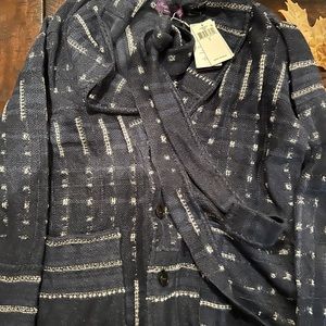 Authentic Ralph Lauren Purple Label's Shibori-inspired jacket.